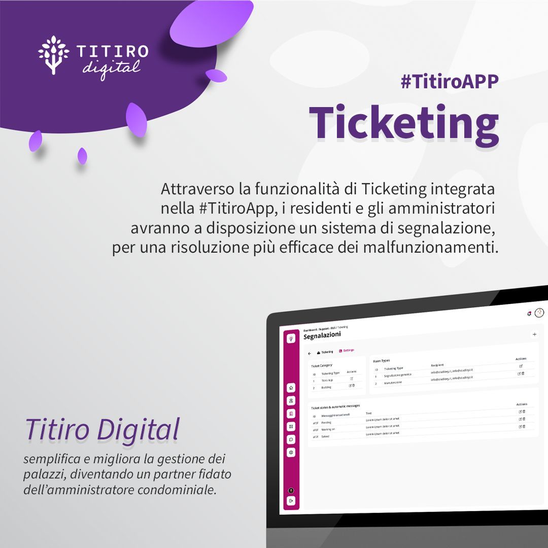 Con Titiro un sistema di ticketing integrato per una gestione efficiente dei building