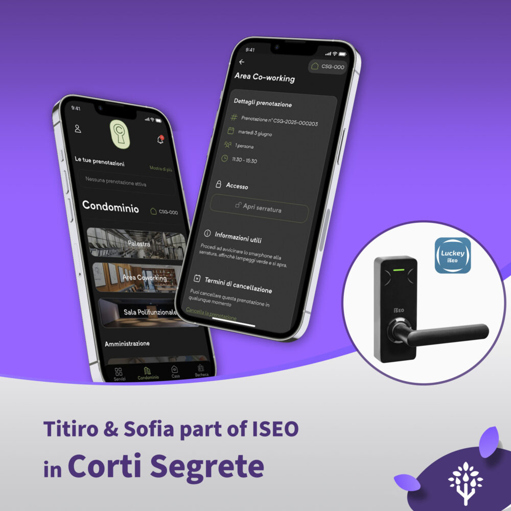 Titiro e Sofia part of ISEO: integrazione di successo per Corti Segrete